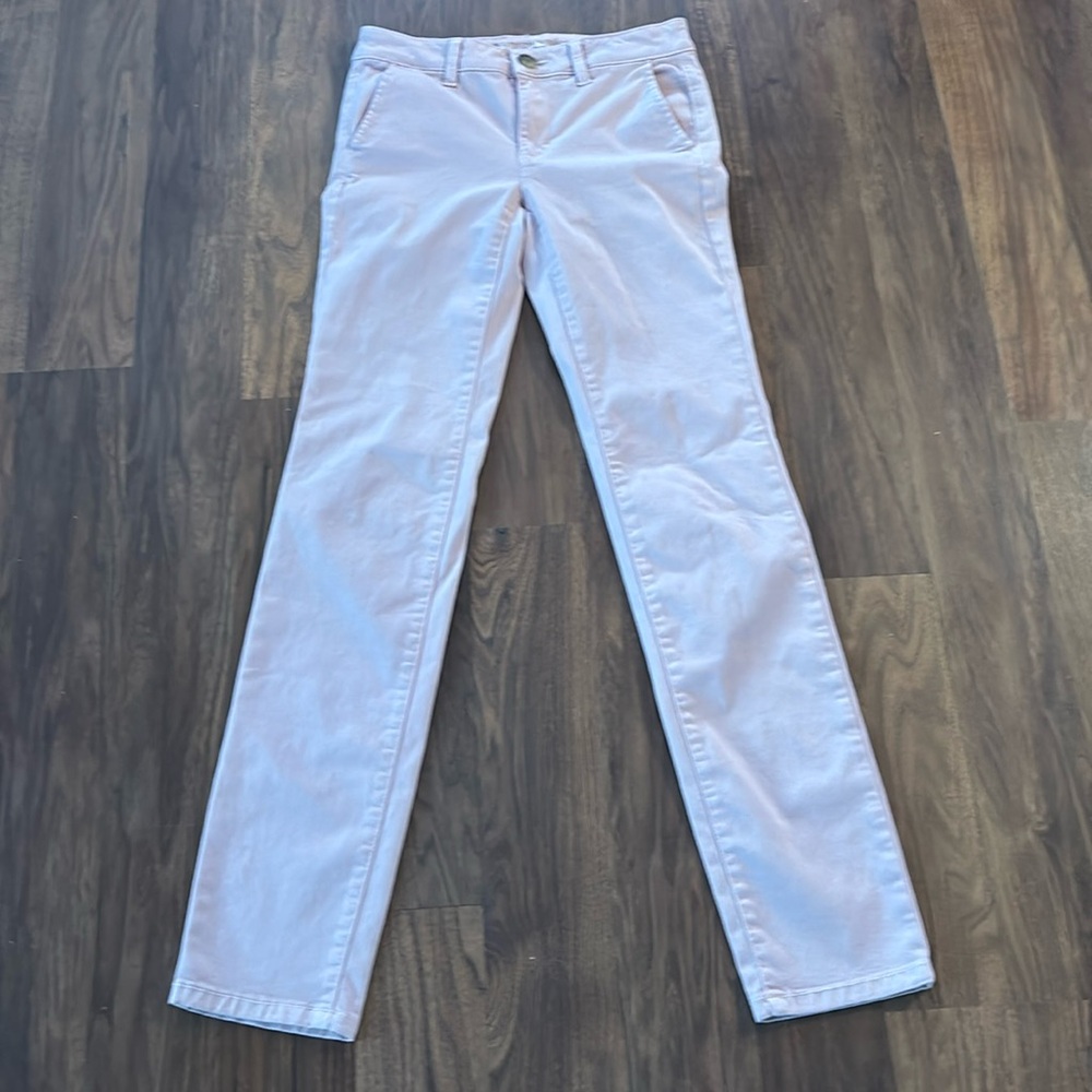 American Eagle AEO Twill skinny low rise power fit stretch pants 2-long